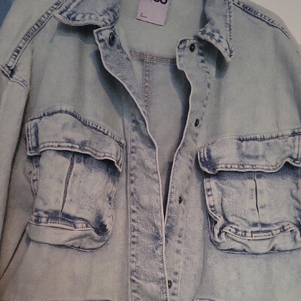 SO Blue Utility Unisex Jacket with Durable Construction - Picture 2 of 5